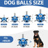 QDAN Extra Large Dog Toys, Soccer Ball - Durable Dog Balls for Extra Large Dogs, Outdoor Water Toy (9 Inch)