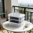 Genrico Flour Kennel | Transparent Breeding Habitat with Fine Mesh Flour Farm, for Reptiles, Birds, Opossums, Bearded