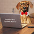 KOOLMOX Red Tuxedo Dog Bow Ties for Large Dogs, Adjustable White Collar Formal Pet Necktie for Small Medium Large