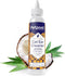 Petpost Cat Ear Cleaner, Natural Coconut Oil Treatment Drops, Alcohol & Medicine Free, 8 oz
