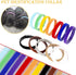 Sowaka 12 Pcs Adjustable Puppy Whelping Collars, Multicolor Soft Fabric ID Bands for Small Dogs & Kittens