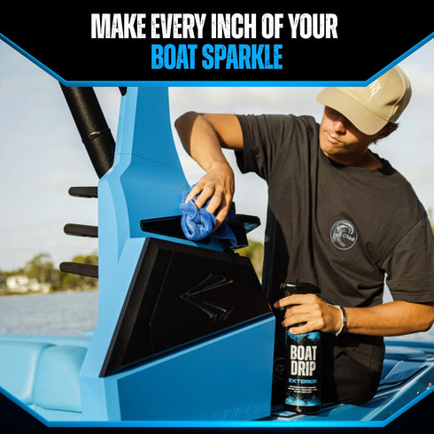 Exterior Cleaner, All Purpose Boat Cleaner with SiO Ceramic Sealant, Tangerine Scent - Effective Water Spot & Boat