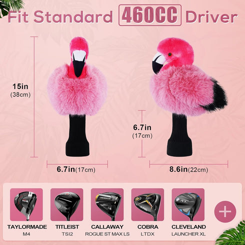 mytag Funny Golf Club Head Covers - Animal Plush Driver Headcover