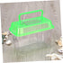 Betta Fish Tank LED Plastic Aquarium Gallon Fish Bowl, Portable Green Travel Fish Tank
