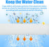 6-Pack 110, AQUANEAT Replacement Filter Sponge Pads, Aquarium Foam Insert Compatible with AquaClear Fish Tank Filter