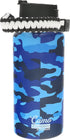 Pavilion Badass 32 oz. Stainless Steel Water Bottle, Reusable Leak Proof BPA-Free Flask, Camouflage Bottle, Blue