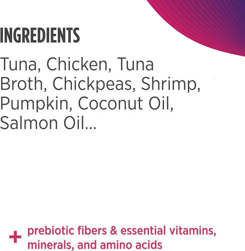 2.8oz 12 Pack Nulo Wet Cat Food Pate - Yellowfin Tuna & Shrimp, High Protein, Grain-Free, Canned Cat Food, Hydration
