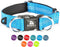 BAAPET Comfortable Dog Collar with Double Security Dual D-Ring and ID Tag Hanger for Small, Medium, Large Dogs (XS -