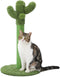Made4Pets Cat Scratching Post, 21.7" Cactus Cat Scratcher with Natural Sisal Rope for Indoor Cats, Dangling Balls
