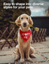 Adopt Me Dog Bandana - Funny Red Dog Scarf Accessories for Adoption Announcement, Pet Lover Gifts for Christmas