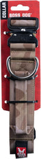 Boss Dog Tactical Collar (X-Large, Tan Camo)