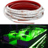Pontoon Boat Light, LED Strip for Duck, Bass, Sail, Kayak, Flexible Deck & Interior Courtesy Lights, Green