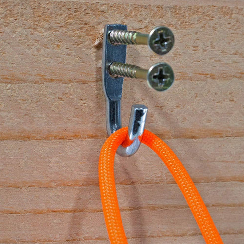 Paracord Planet Rope Binding Hooks for Tarps, Tie-Downs, Home Improvement (2 Pack, 7/16 Inch)