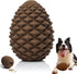 Pine Cone Dog Chew Toys for Medium Large Dogs: Nearly Indestructible Interactive Treat Dispensing Dog Toy, Long Lasting