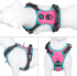 PHOEPET 2019 Upgraded No Pull Dog Harness - Reflective Adjustable Vest with Training Handle & 2 Metal Leash Hooks (M,