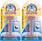 Bullibone Nylon Dog Chew Toy – Improves Dental Hygiene, Easy to Grip, Flavor Permeated (Beef, Small - 2 Pack).