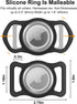 Waterproof Airtag Collar Holder, 2 Pack Aluminum Full Body Covered Case for Pet Collar