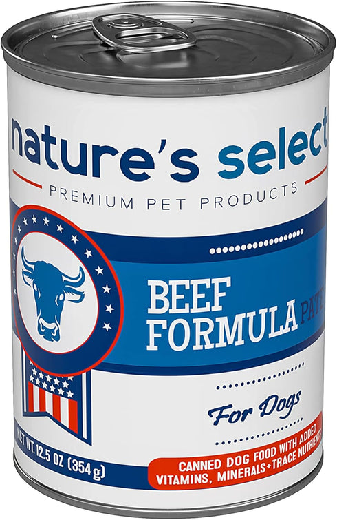 Nature's Select - Beef Formula Pat - Canned Food for Dogs