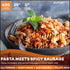 ALPINEAIRE 5.53 Oz 2 630 28g Backpacking 5 Pack 1 Foods Spicy Sausage Bolognese Premium Ready-to-Eat Freeze-Dried Meal
