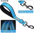 VIVAGLORY Short Dog Leash, Traffic Leash for Medium & Large Dogs, 12 INCH, Lake Blue