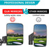 Golf Cart Mirror - No-drilling Side Rear View Mirror Compatible