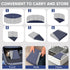 Dog Pool, Foldable Pet Swimming Pool with 6mm High-Strength PP Board, Collapsible Doggy Pools for Small Dogs, Non-Slip