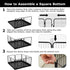 8 24" -48"x48" 600D PJYuCien Rectangle Dog Playpen Bottom Pad - Fits Panels Width Metal Dog Pen Size Oxford Cloth