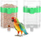 CLPOAWC Bird Water Dispenser, 2 Pcs Automatic Bird Feeder for Budgies, Parakeet Cage Accessories, Clear