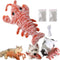 Flopping Lobster Toys for Cats & Small Dogs, Interactive Catnip Toys for Indoor Cats, USB Rechargeable