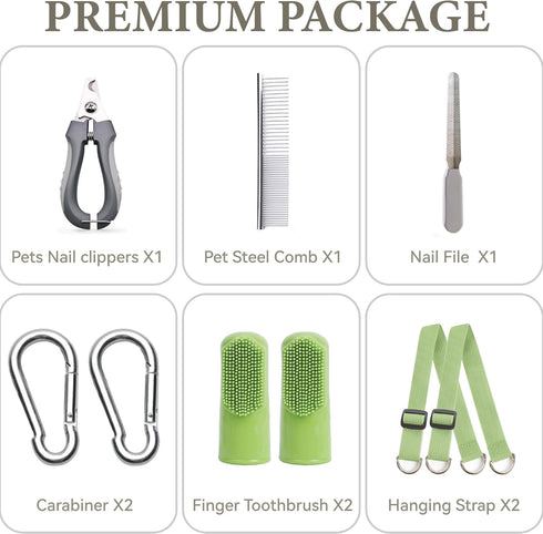 Dog Grooming Hammock – for Dogs Cat Grooming, Sling for Nail Trimming with Nail Clippers for Small Dogs