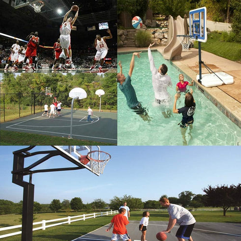 Heavy Outdoor Indoor Basketball Net Replacement 2 Pack, All Weather Anti Whip, Suitable for Standard 12 Loops Rims