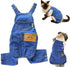 Dog Shirts Clothes, Denim Overalls for Small Medium Dogs & Cat, Comfortable Puppy Costumes, Dog Denim Shirts (XL)