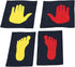 Tumbl Trak Girl's Gymnast Hands and Feet Placement Mat - 5-Piece Set for Training