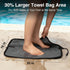 CarryWise 2-in-1 Wet Bag, Changing Mat & Wet Dry Bag with Non-Slip Backing, Water-Resistant Zipper & Towel Lining