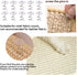Cat Scratching Pad, Natural Sisal Mat for Sofa Bed Protector, Heavy Duty Scratch Pad for Grinding Claws, Easy