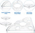 RRUAAZIW 12PCS 2 Creative Floating Floral Arrangement Holder,Floating Flower Display Stand Include Fish Tank Shelf DIY