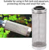 Aquarium Filter Cover, Stainless Steel Intake Strainer, Fish Shrimp Mesh Guard for 12mm Aquarium Intake Filter