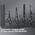 6 1 Dog Grooming Scissors Kit with Safety Round Tips, GEMEK Professional in Grooming Scissors for Dogs, Heavy Duty