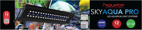 Aquatop LED Aquarium Blue Light, SkyAqua Blue, Fits 12-18 Inch Tanks, Natural Moonlight Illumination