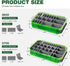 Ghosthor Fishing Tackle Box, Waterproof 3600 and 3700 Tackle Trays, Organizer with Removable Dividers