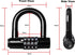 Security Cable Lock Set - 5' to 25' Weatherproof Keyless U-Lock with Combination for Bikes and Equipment