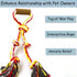 Extra Large Dog Rope Toys, Heavy Duty Tug of War Interactive Chew Rope for Medium & Large Breeds