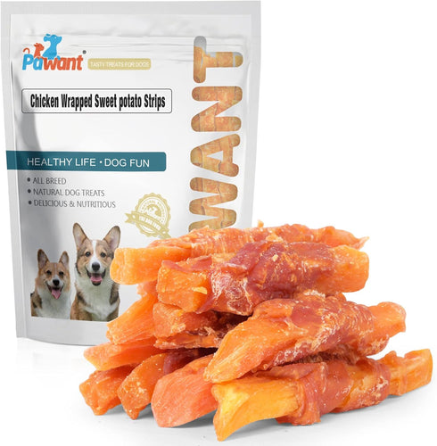 Soft Dog Treats Chicken Sweet Potato Sticks Puppy Easy to Digest Training
