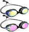 Vvinca Kids Swim Goggles with Bungee Strap, No Leaking Anti Fog for Ages 3-14