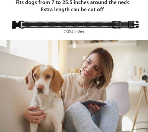 aikko Replacement Strap Dog Collar with Buckle Adjustable Safety Nylon Dog Training Collars, Compatible with Patpet, Garmin, Dogtra, Petrainer, Dog Care for E Collar Wireless Dog Fence Receiver