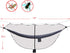 Mosquito Net for Camping Hammock, Compact Lightweight Netting, 12' Long with Dual Side Zippers