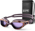 OutdoorMaster Goby Swim Goggles for Adults, Anti-fog, UV Protection, No Leaking, for Men, Women, Youth, Plum