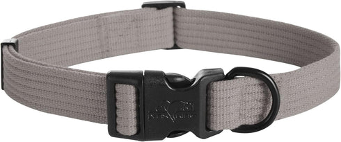 lynxking Soft Padded Dog Collar, Breathable Cotton Solid Color Adjustable Pet Collar for Little Puppies