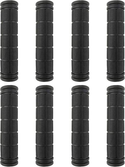 Kasteco 4 Pairs Bicycle Handle Bar Grips Mushroom Grips for BMX/MTB/Road Mountain Bikes