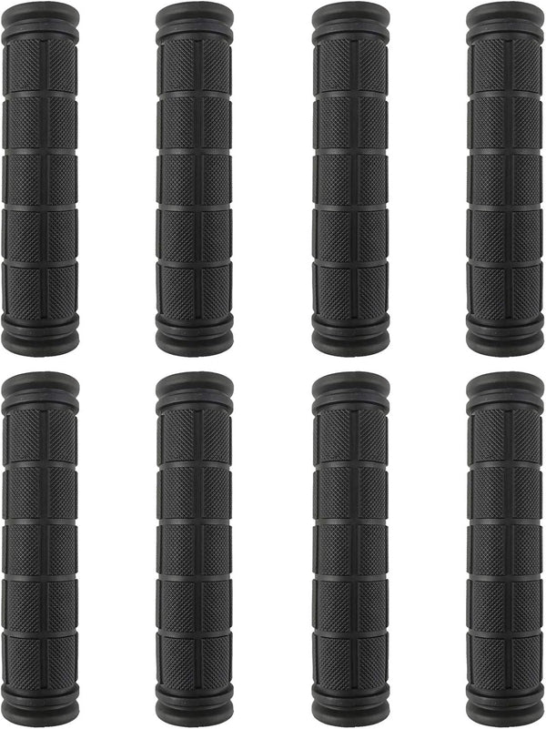 Kasteco 4 Pairs Bicycle Handle Bar Grips Mushroom Grips for BMX/MTB/Road Mountain Bikes